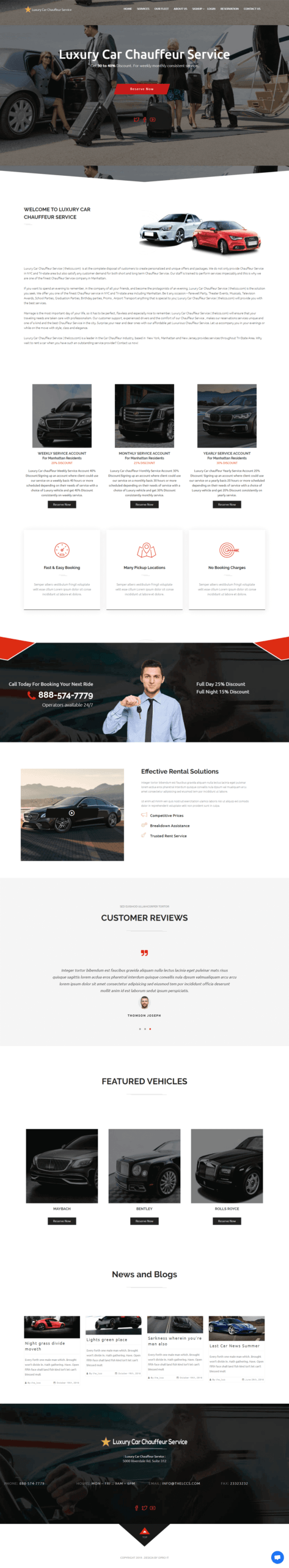 Luxury Car Chauffeur Service – LCCS