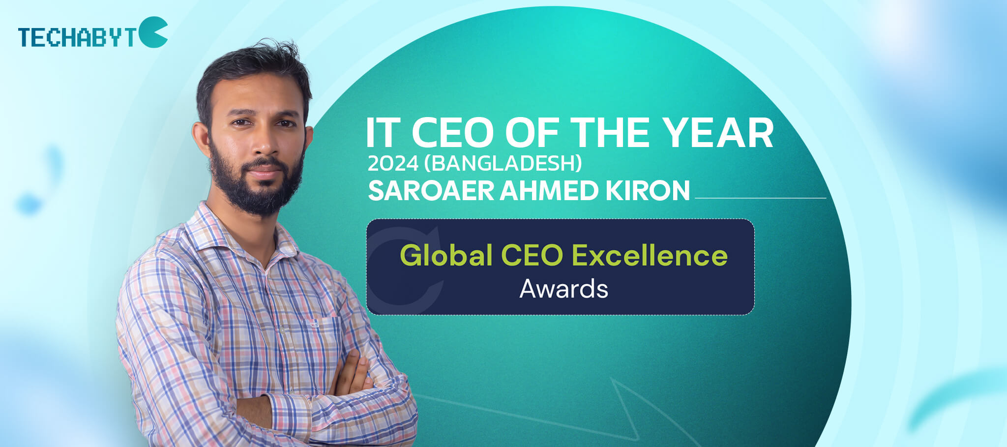 Techabyte’s CEO Honoured with Prestigious IT CEO of the Year Award 2024