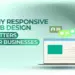 Illustration showing responsive web design on laptop and smartphone for businesses – Techabyte