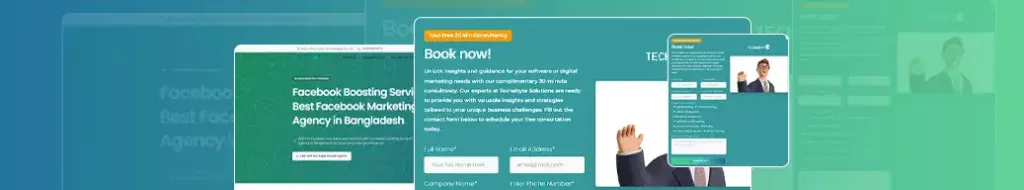 Facebook marketing agency in Bangladesh consultation landing page