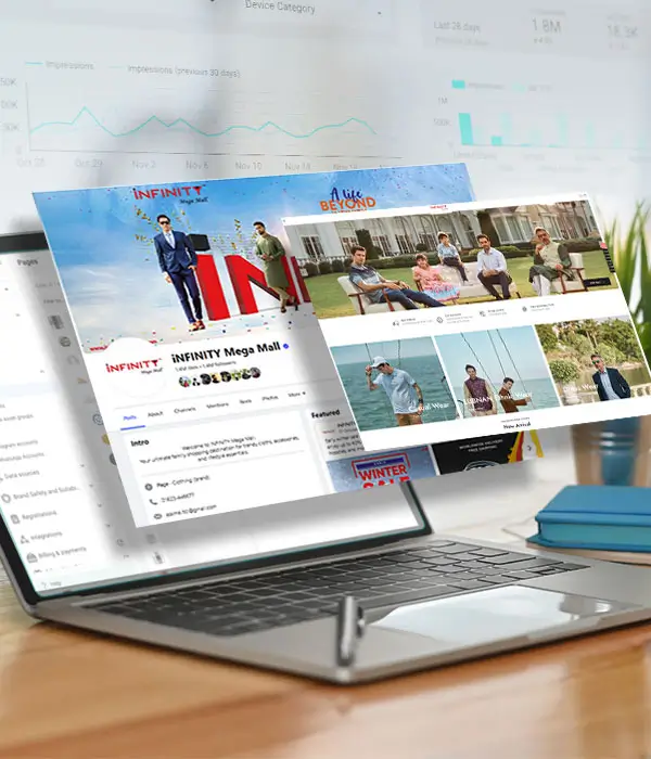 Facebook marketing agency in Bangladesh managing brand campaigns and analytics.
