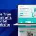 Techabyte article banner showing a modern dental clinic website on a laptop with headline “The True Cost of a Dental Website”.