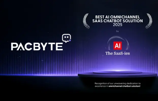 Pacbyte: The Best AI Omnichannel SaaS Chatbot Solution in 2025 by SaaS-ies Award
