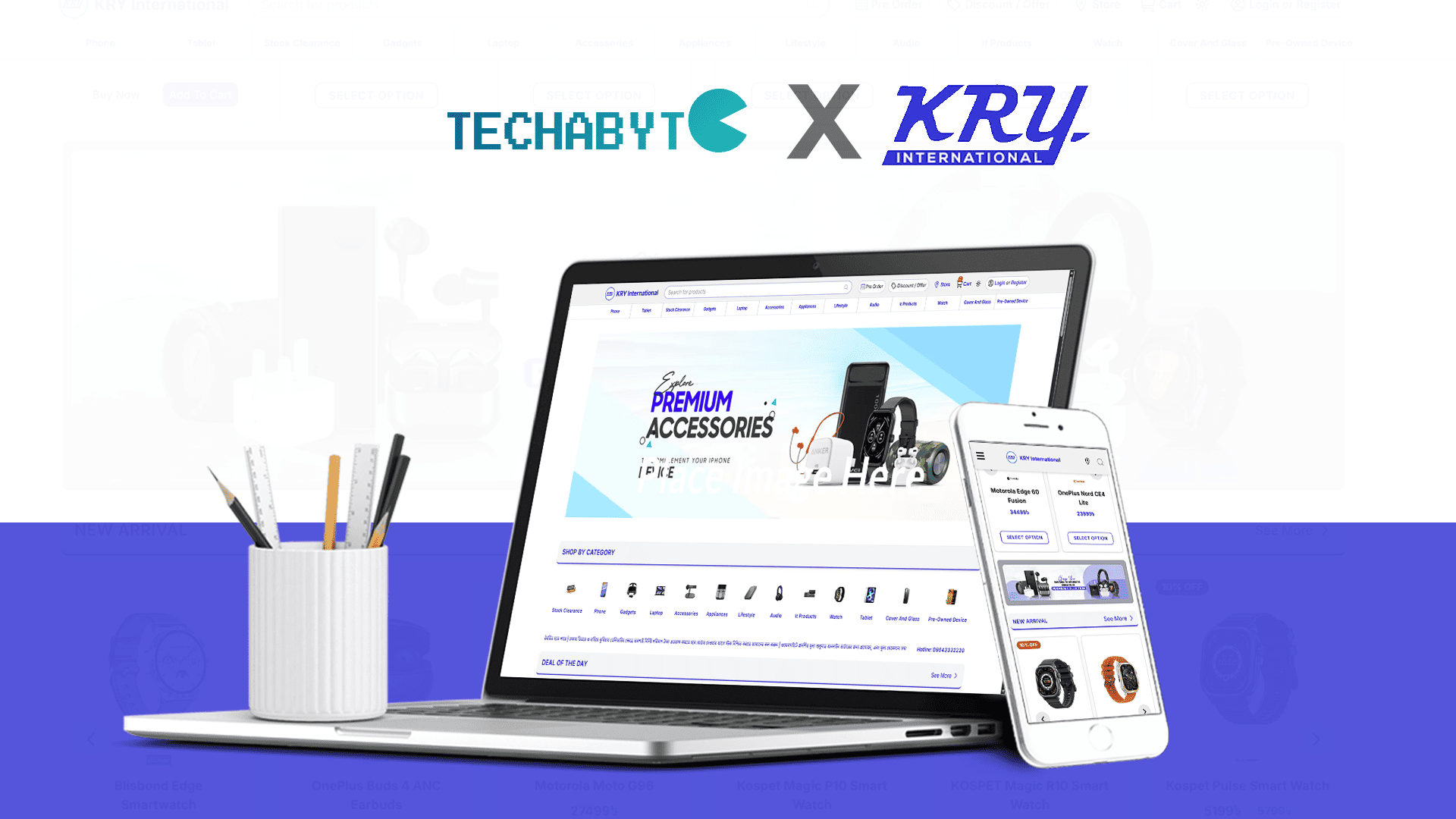 Full-Stack E-Commerce Platform Development for KRY International
